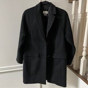Wilfred mid coat black sz S